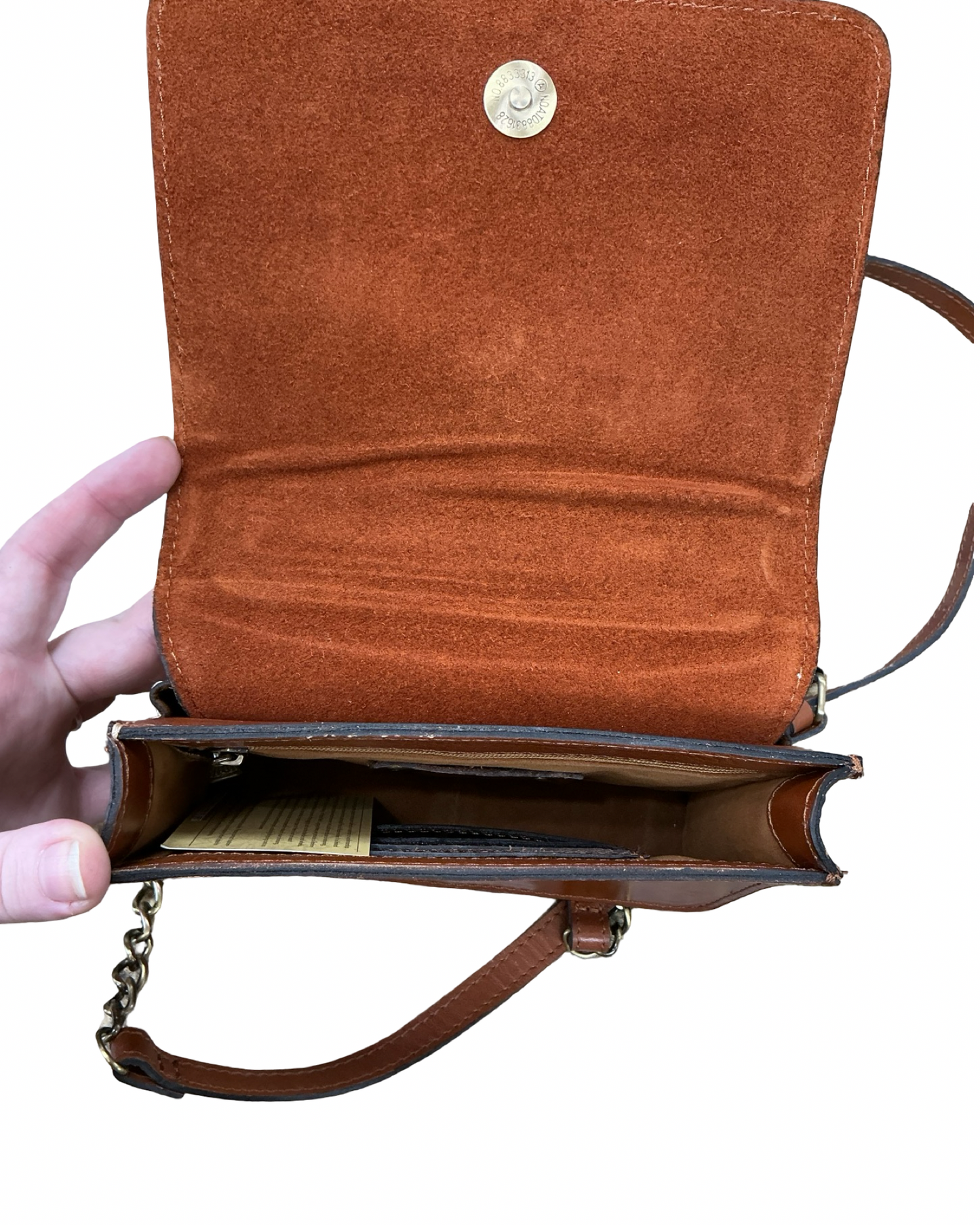 Crossbody Designer By Patricia Nash In Brown & Tan, Size:Small