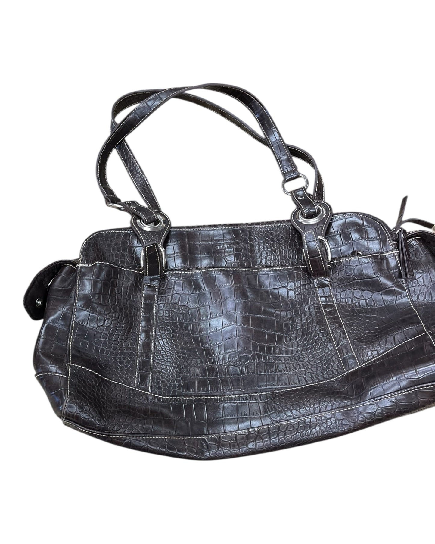 Handbag By Sag Harbor In Brown, Size:Large
