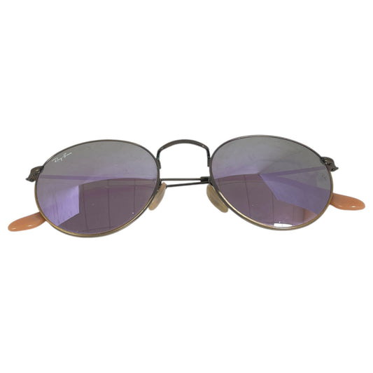 Sunglasses Designer By Ray Ban In Gold
