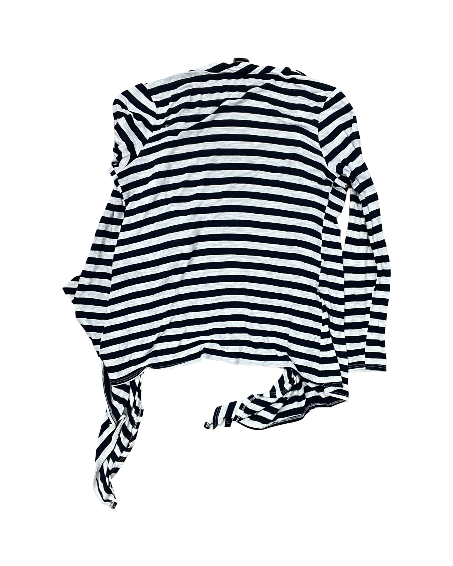Cardigan By Clothes Mentor In Blue & Cream, Size:L