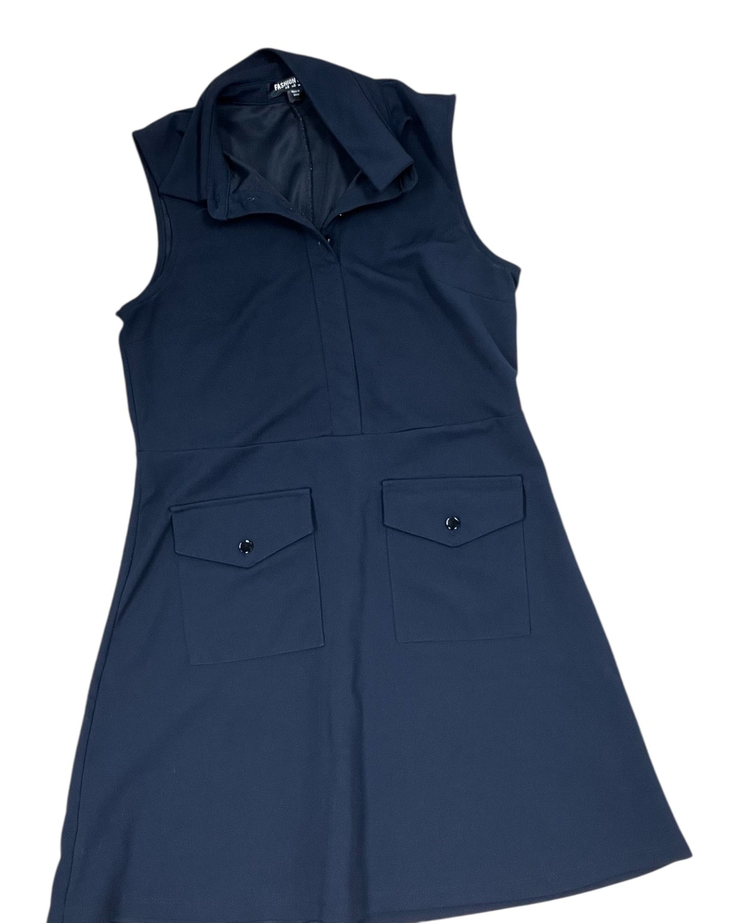 Dress Casual Midi By Clothes Mentor In Blue, Size:S