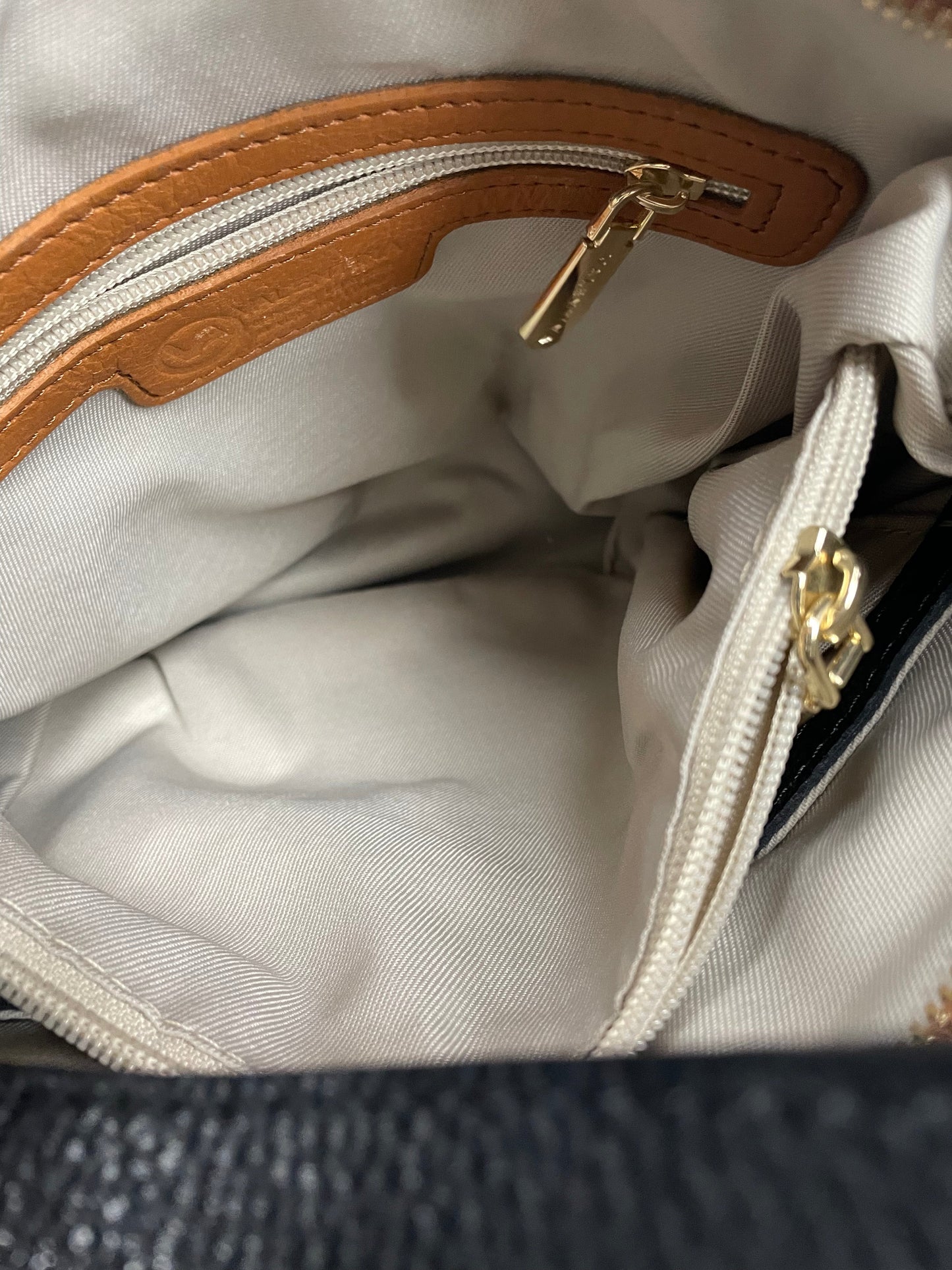 Backpack Leather By Valentina In Black, Size:Medium