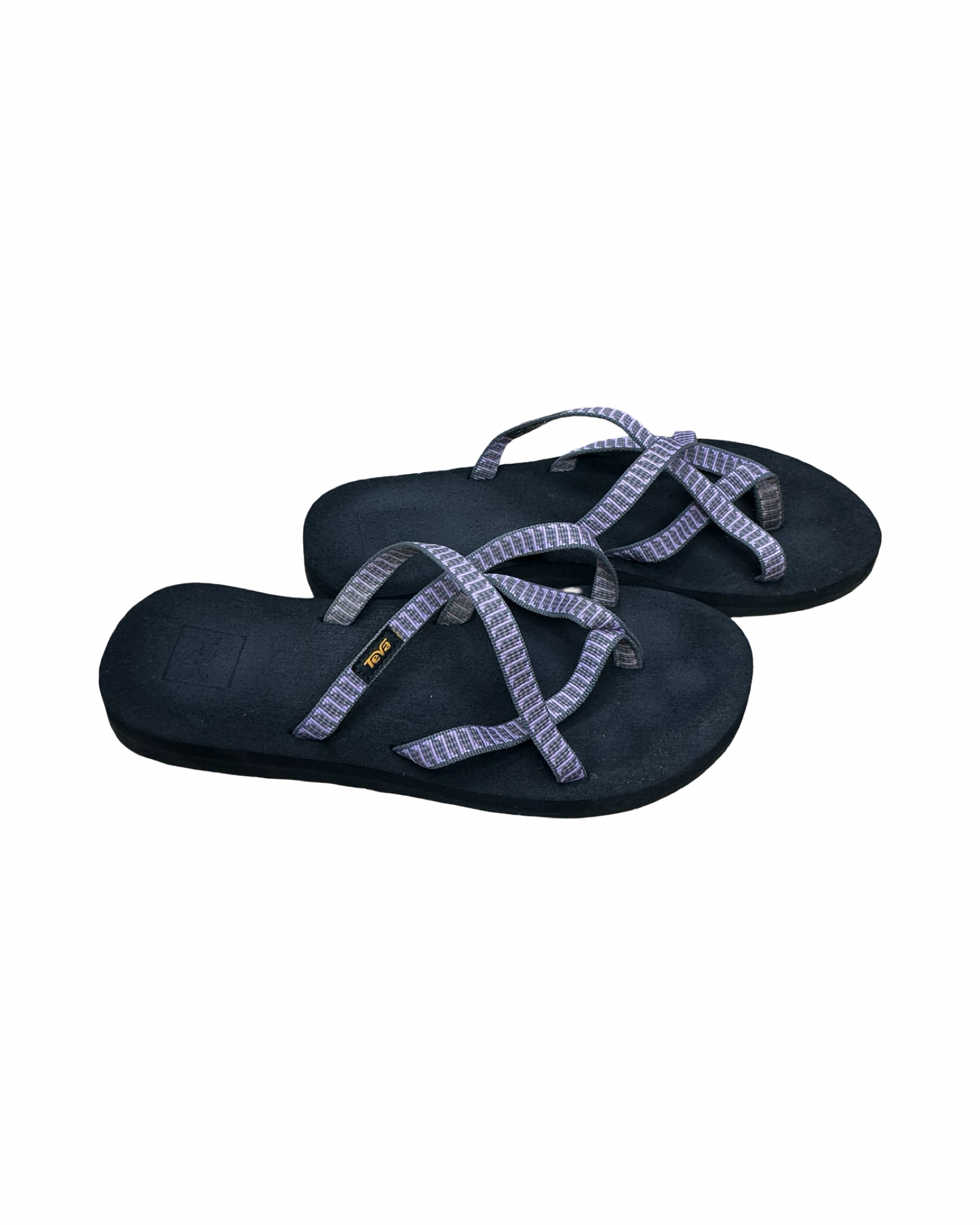 Sandals Flats By Teva In Purple, Size:9