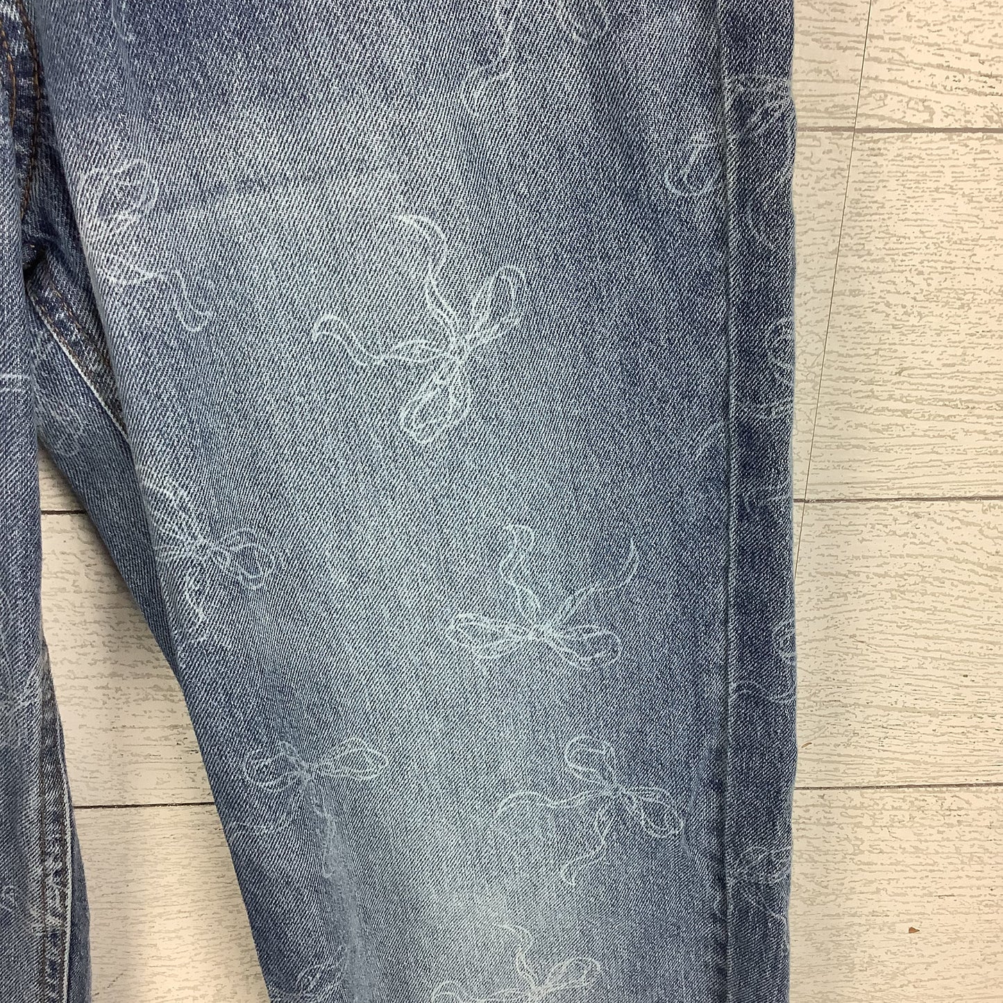 Jeans Straight By Wild Fable In Blue Denim, Size: 8