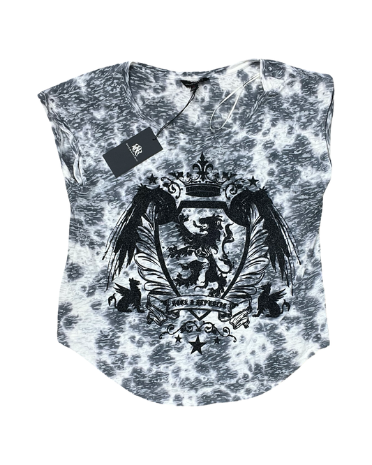 Top Ss By Rock And Republic In Grey & White, Size:Xl