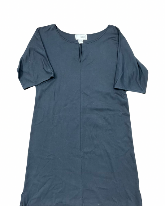 Dress Work By Joan Vass In Black, Size:3