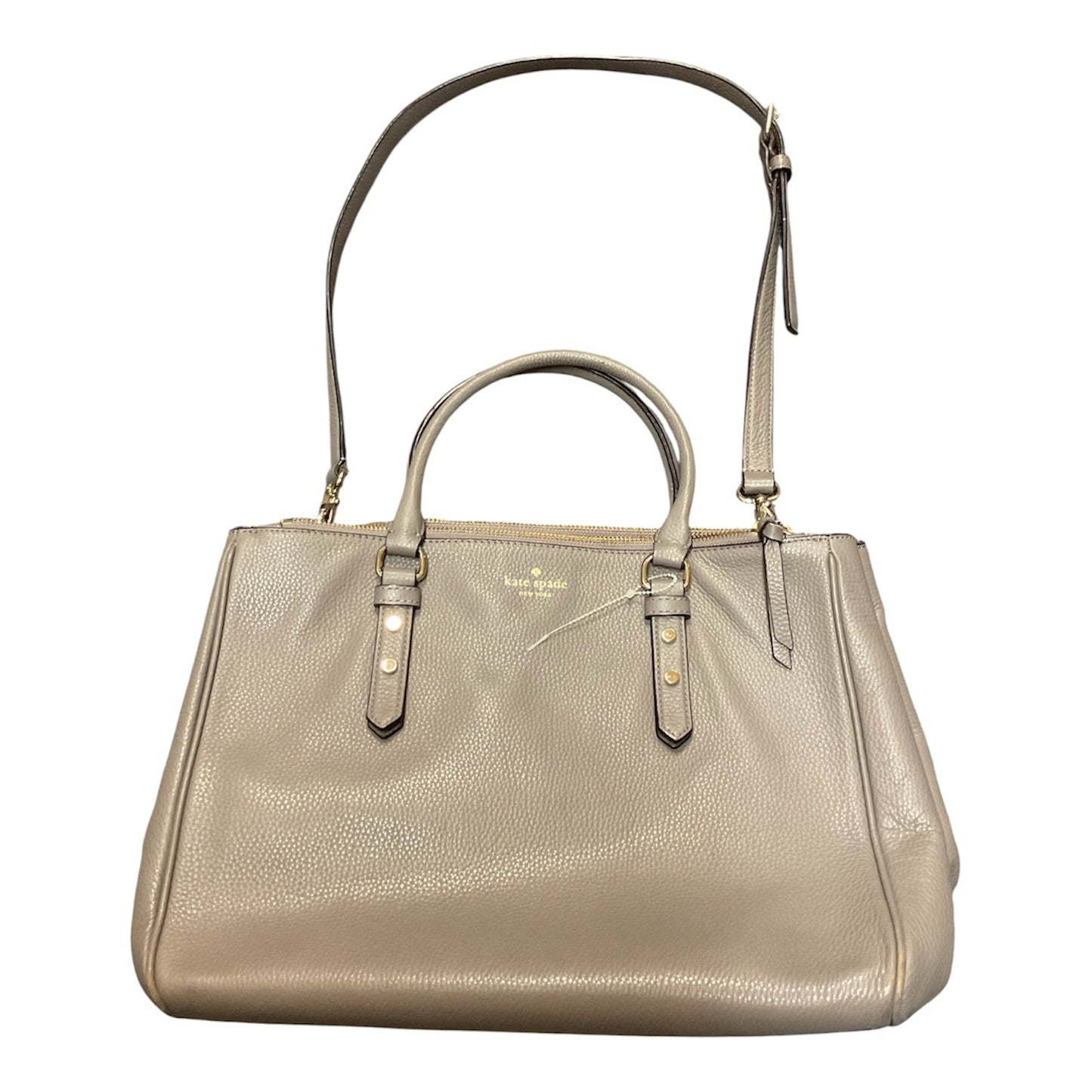 Handbag Designer By Kate Spade In Grey, Size:Large