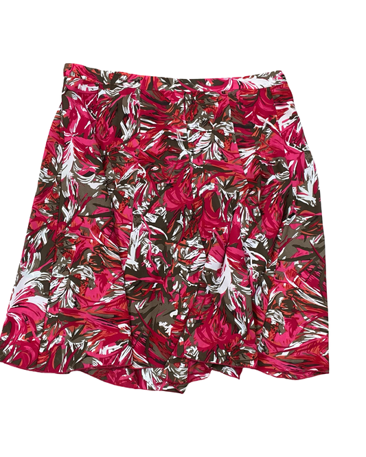 Skirt Midi By Cj Banks In Red, Size:2X