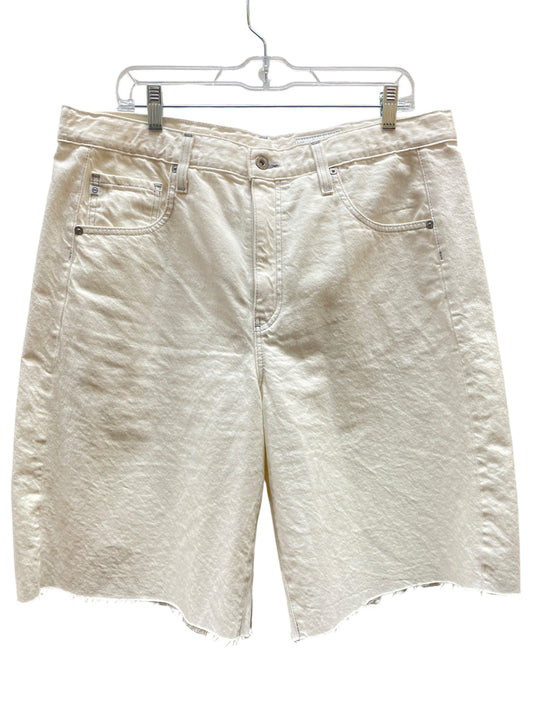 Shorts By Ag Jeans In Cream, Size:14
