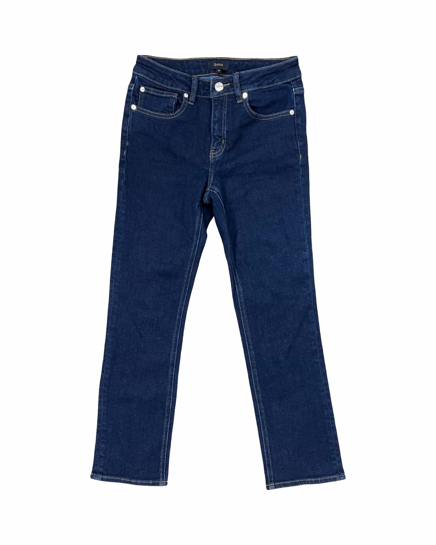 Jeans Skinny By Quince In Blue Denim, Size:4