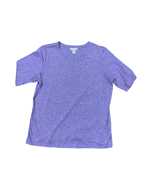 Top Ss By Christopher And Banks In Purple, Size:L