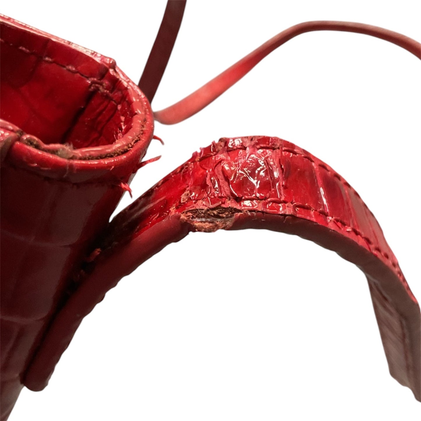 Crossbody Designer By Brahmin In Red, Size:Small
