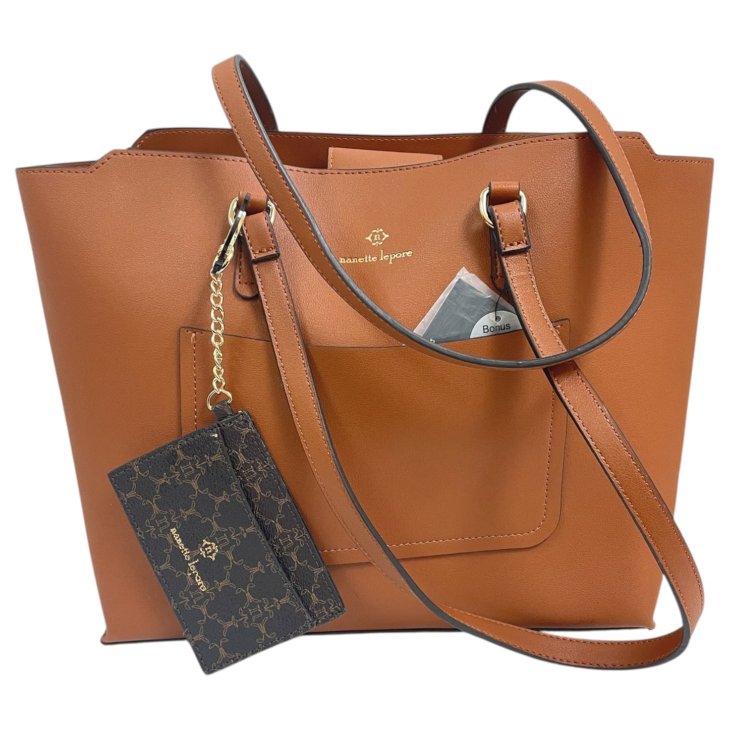 Handbag By Nanette Lepore In Beige, Size:Large