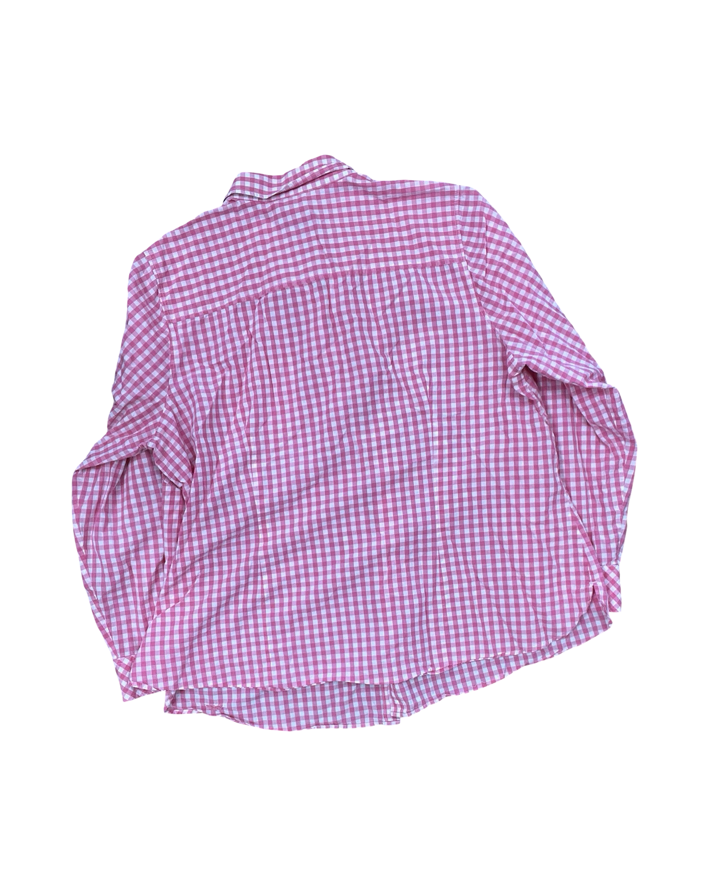 Blouse Ls By Talbots In Pink & White, Size:1X
