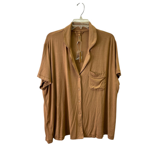 Top Ss By Skims In Brown, Size:3X