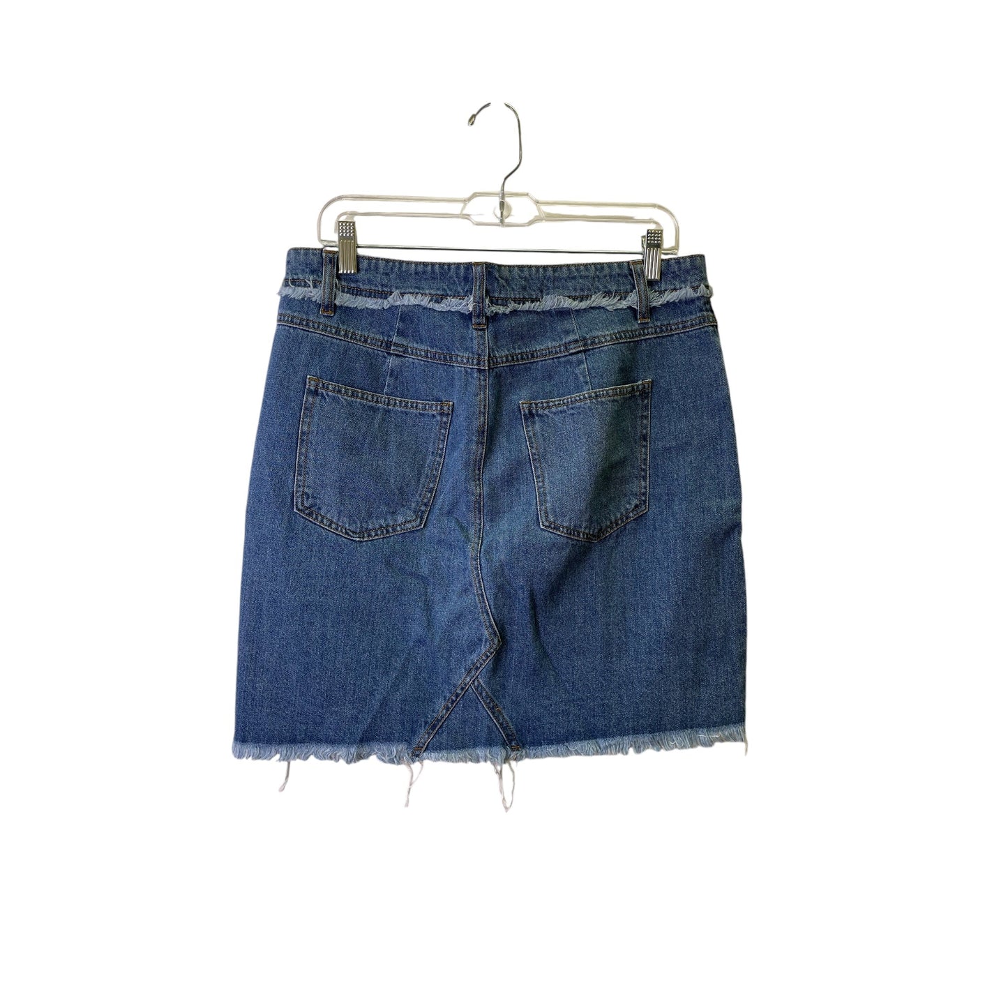 Skirt Mini & Short By Nordstrom In Blue Denim, Size:12