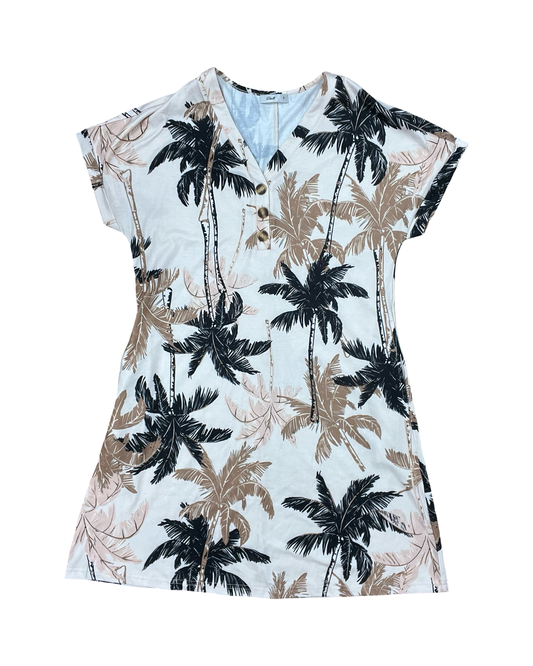 Dress Casual Midi By Clothes Mentor In Tan, Size:S