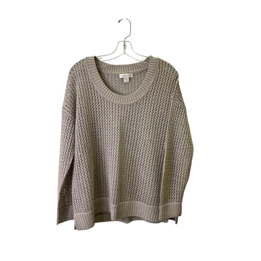 Sweater By Coldwater Creek In Taupe, Size:Xl