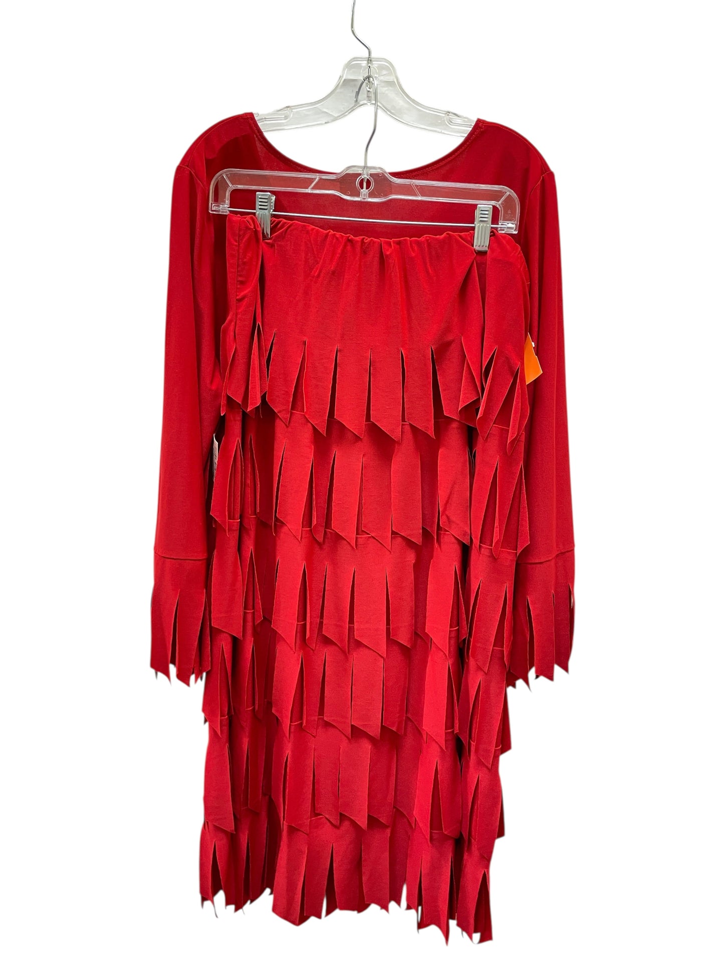 Skirt Set 2Pc By PROMISE In Red, Size:1X