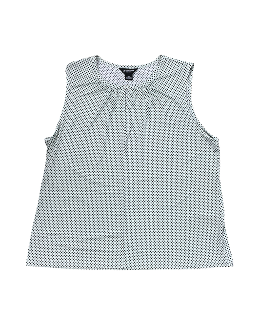 Top Sleeveless By Liz Claiborne In Green, Size:1X