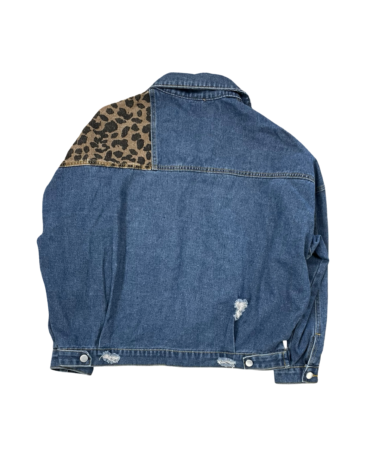Jacket Denim By Clothes Mentor In Blue, Size:L