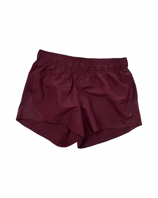 Athletic Shorts By Athletic Works In Maroon, Size:M