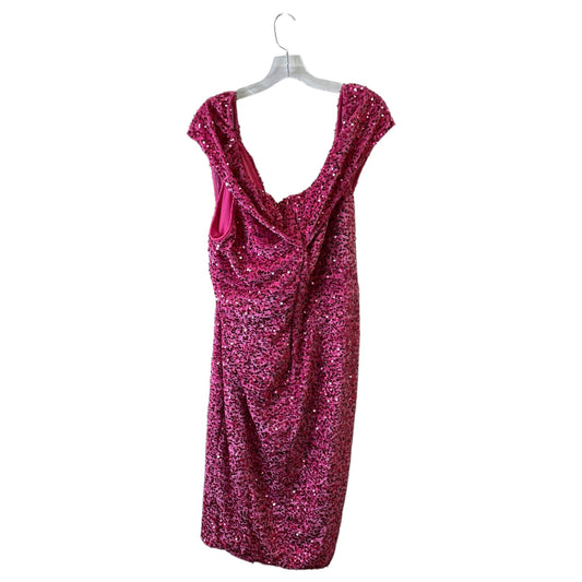 Dress Casual Midi By Boohoo Boutique In Pink, Size:22