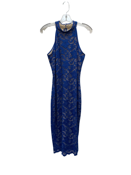 Dress Party Midi By Mmondschein In Blue, Size:L