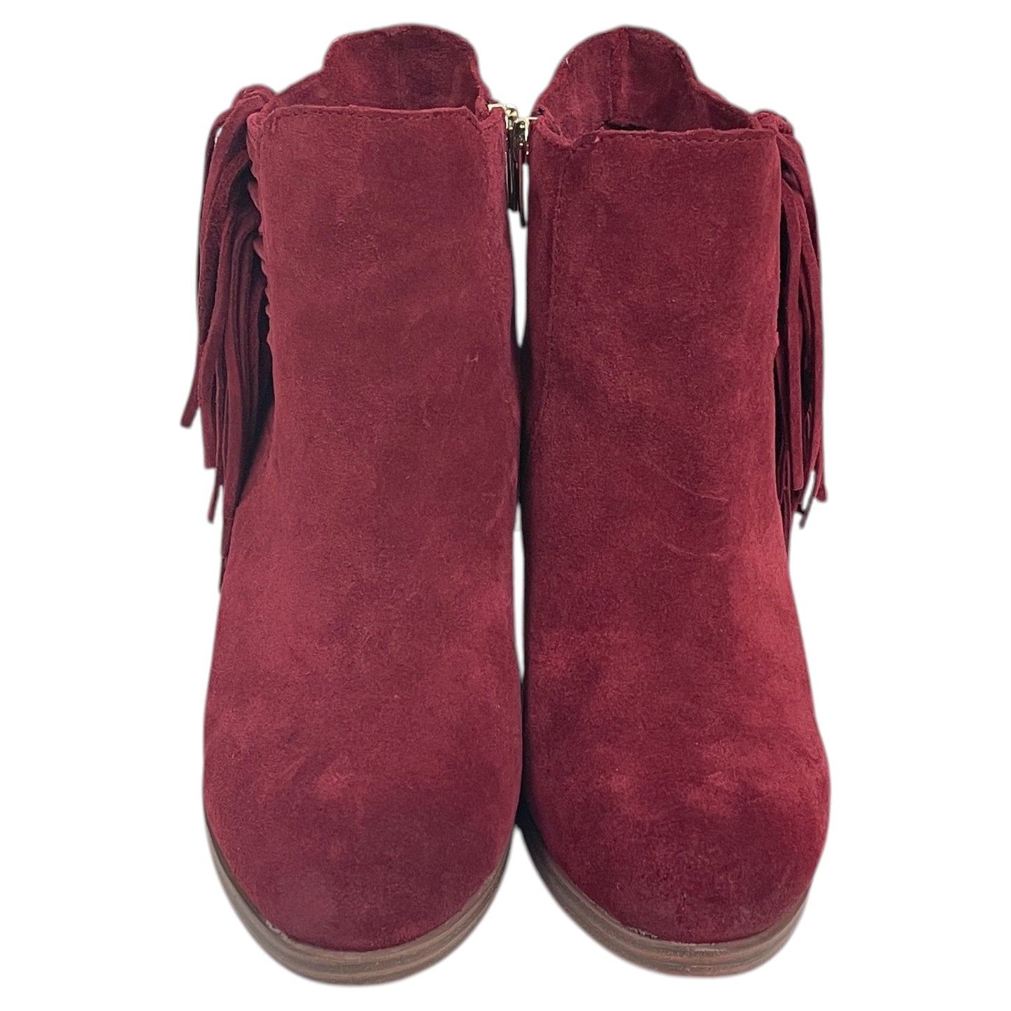 Boots Ankle Heels By Vince Camuto In Red, Size:9.5