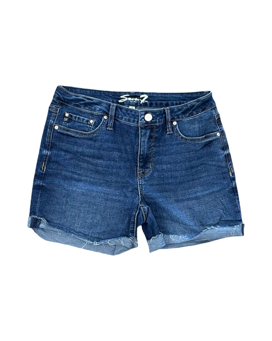 Shorts By Seven 7 In Blue Denim, Size:8