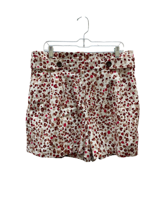 Shorts By Ann Taylor In Red & Tan, Size:14