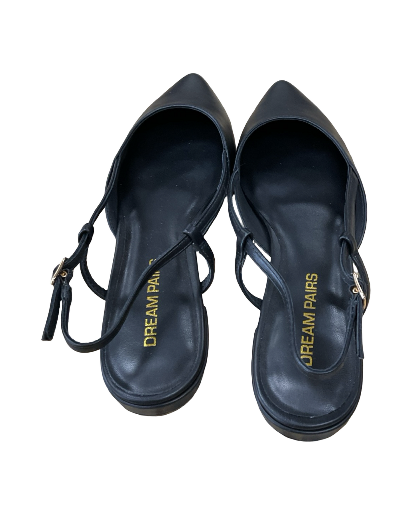 Sandals Flats By Dream Pairs In Black, Size:7.5