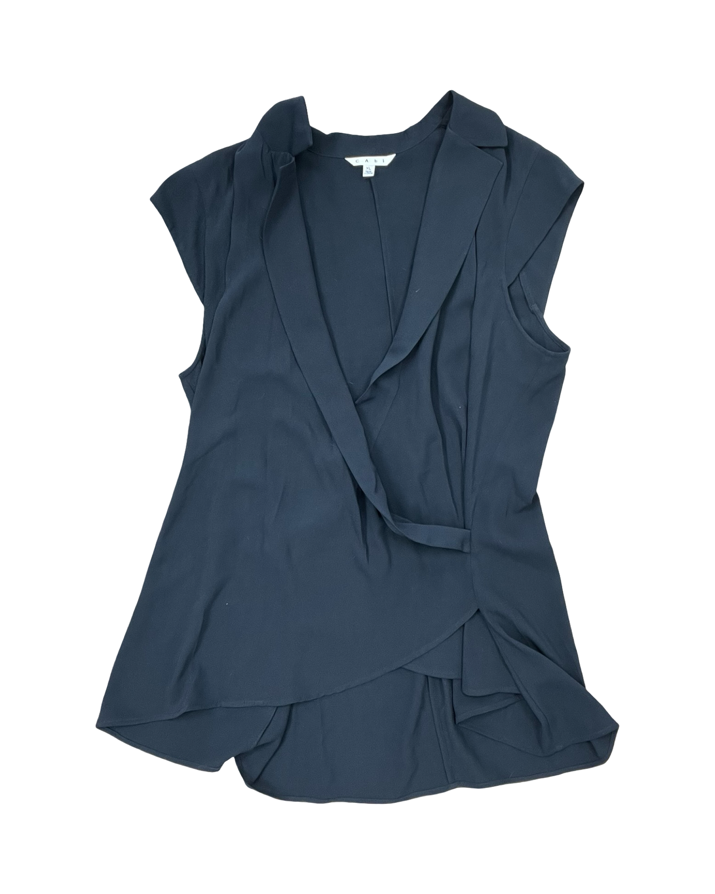 Top Sleeveless By Cabi In Black, Size:Xl