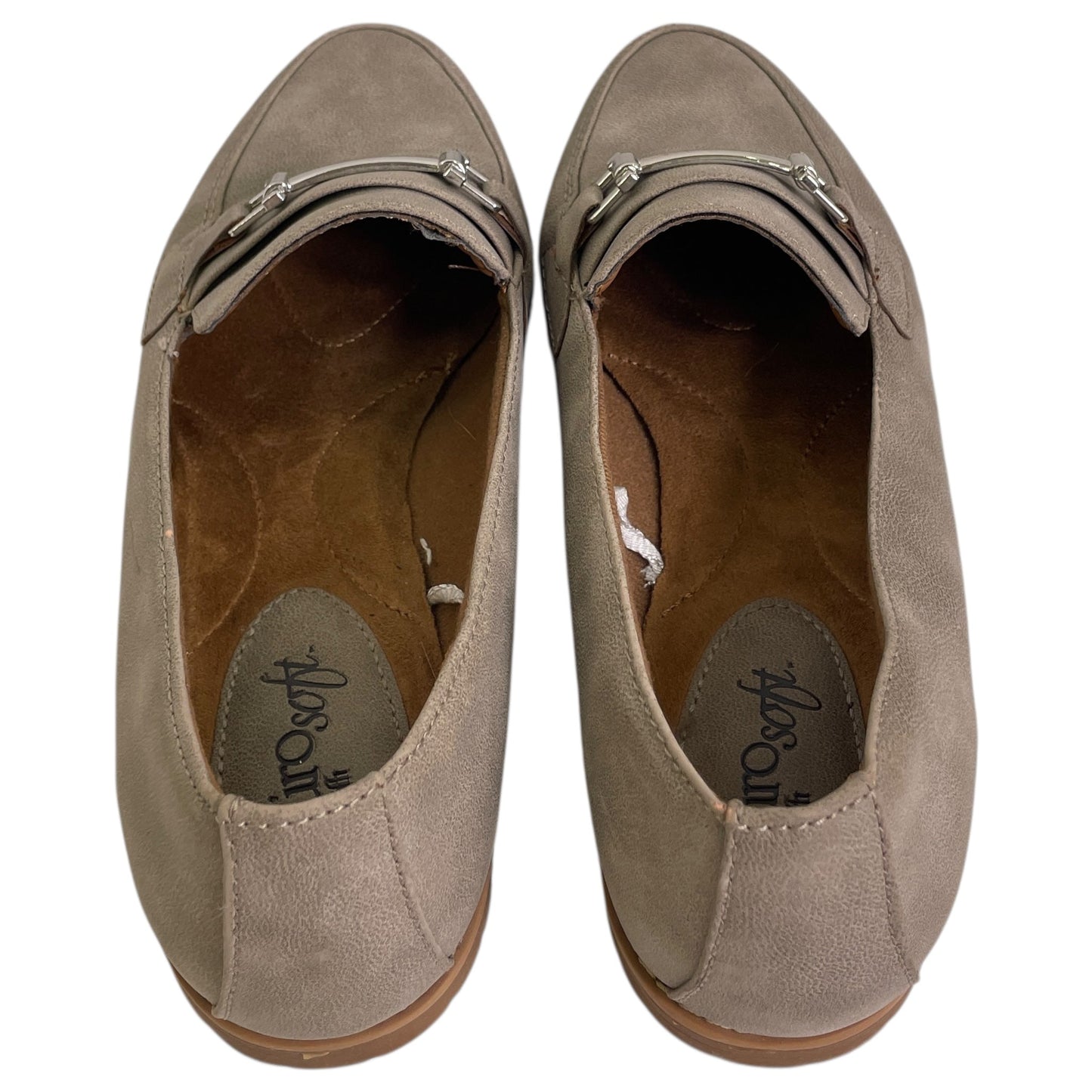 Shoes Flats By Sofft In Taupe, Size:7.5