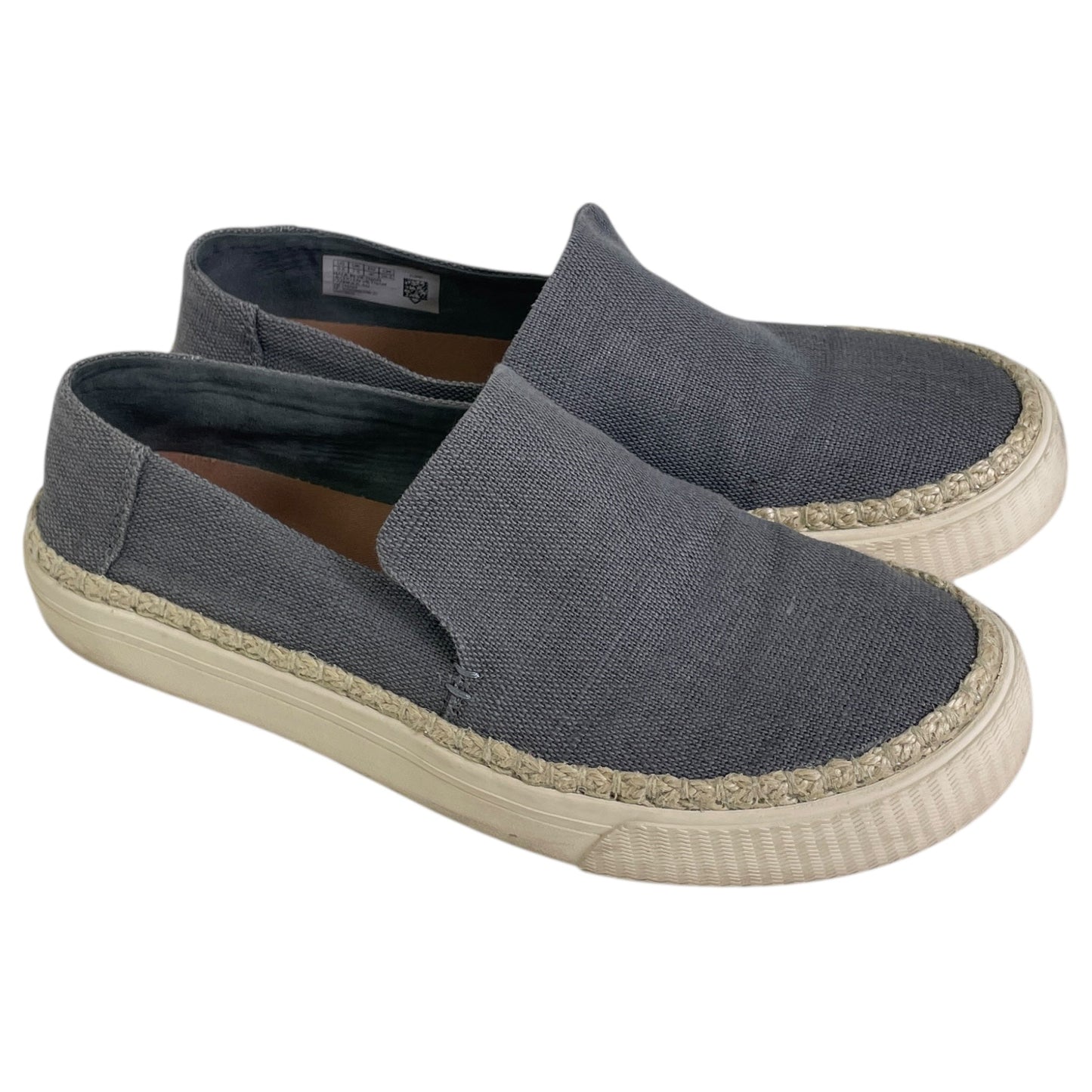 Shoes Sneakers By Toms In Grey, Size:9.5