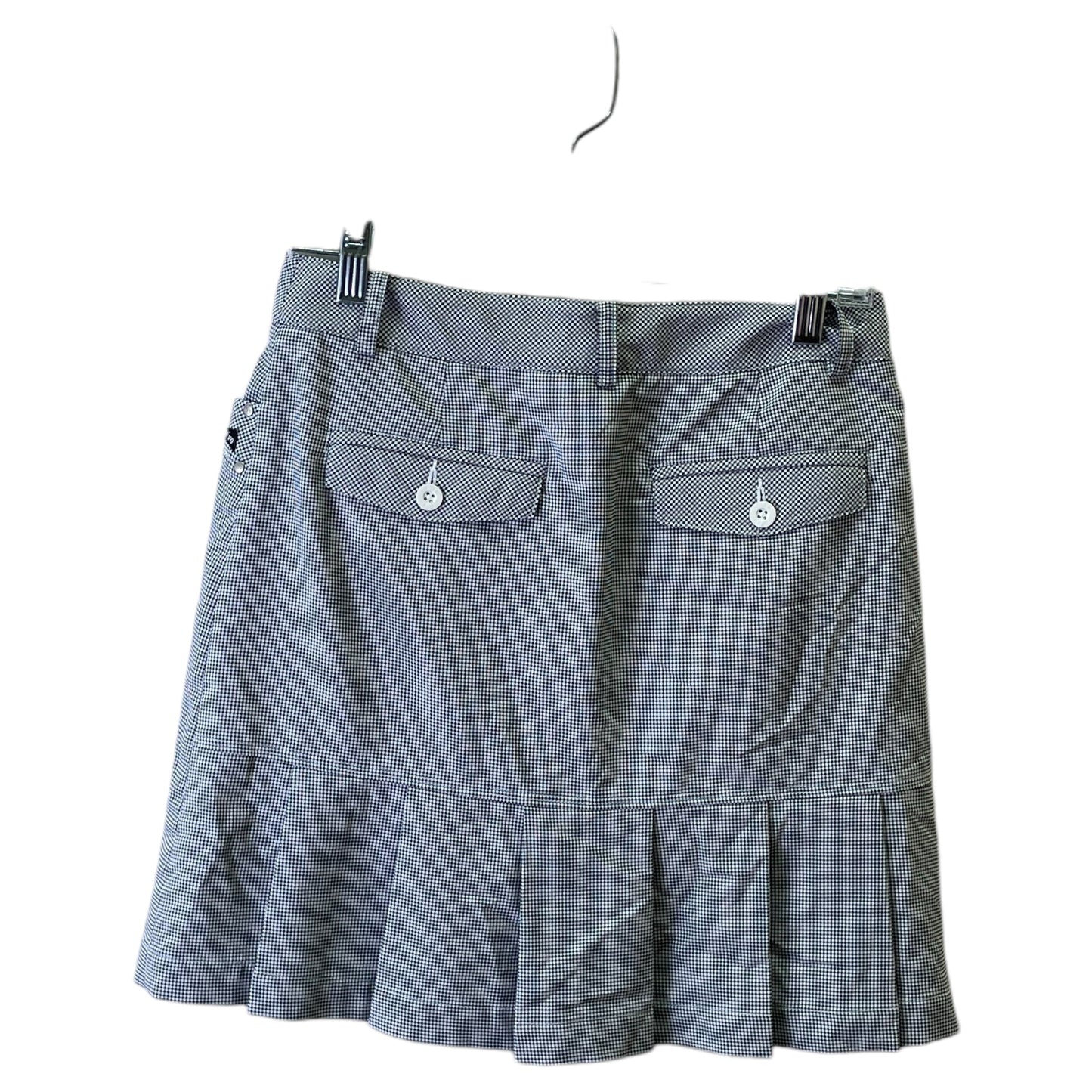 Athletic Skort By n go In Black & White, Size:Xs