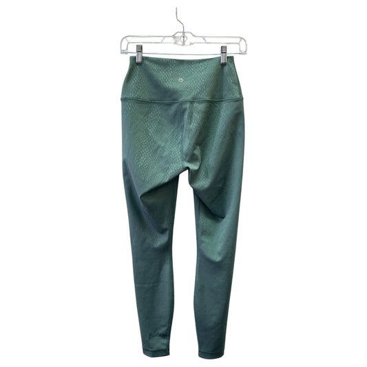 Athletic Leggings By 90 Degrees By Reflex In Green, Size:S