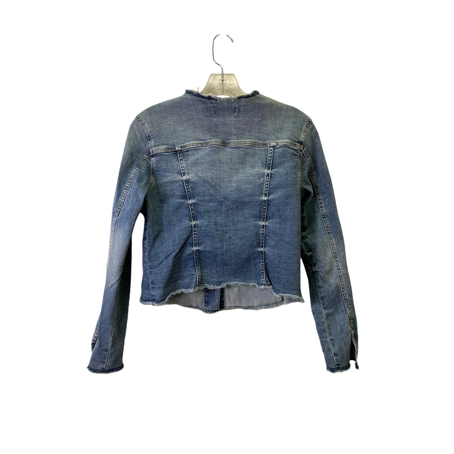 Jacket Denim By Ruff Hewn In Blue Denim, Size:Xs