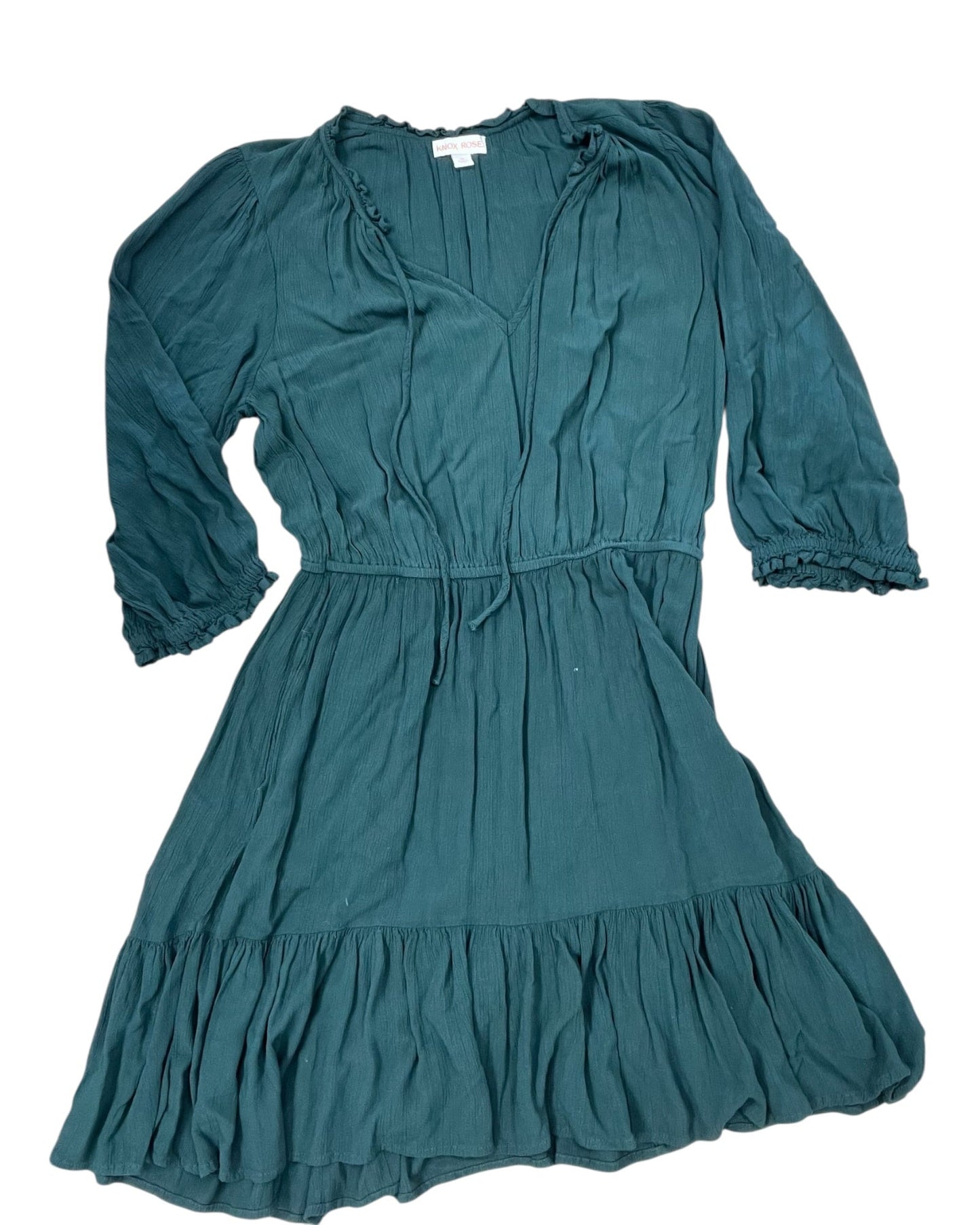 Dress Casual Midi By Knox Rose In Green, Size:M