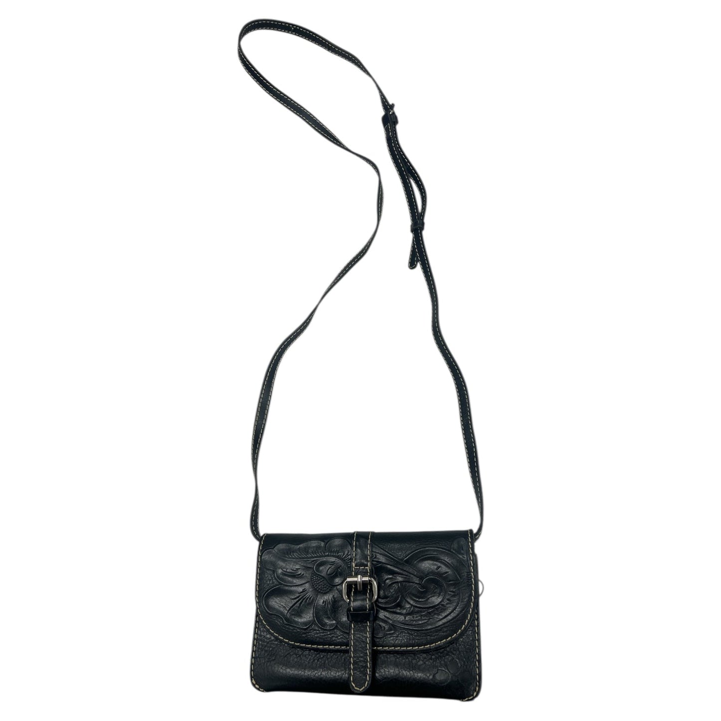 Crossbody Designer By Patricia Nash In Black, Size:Small
