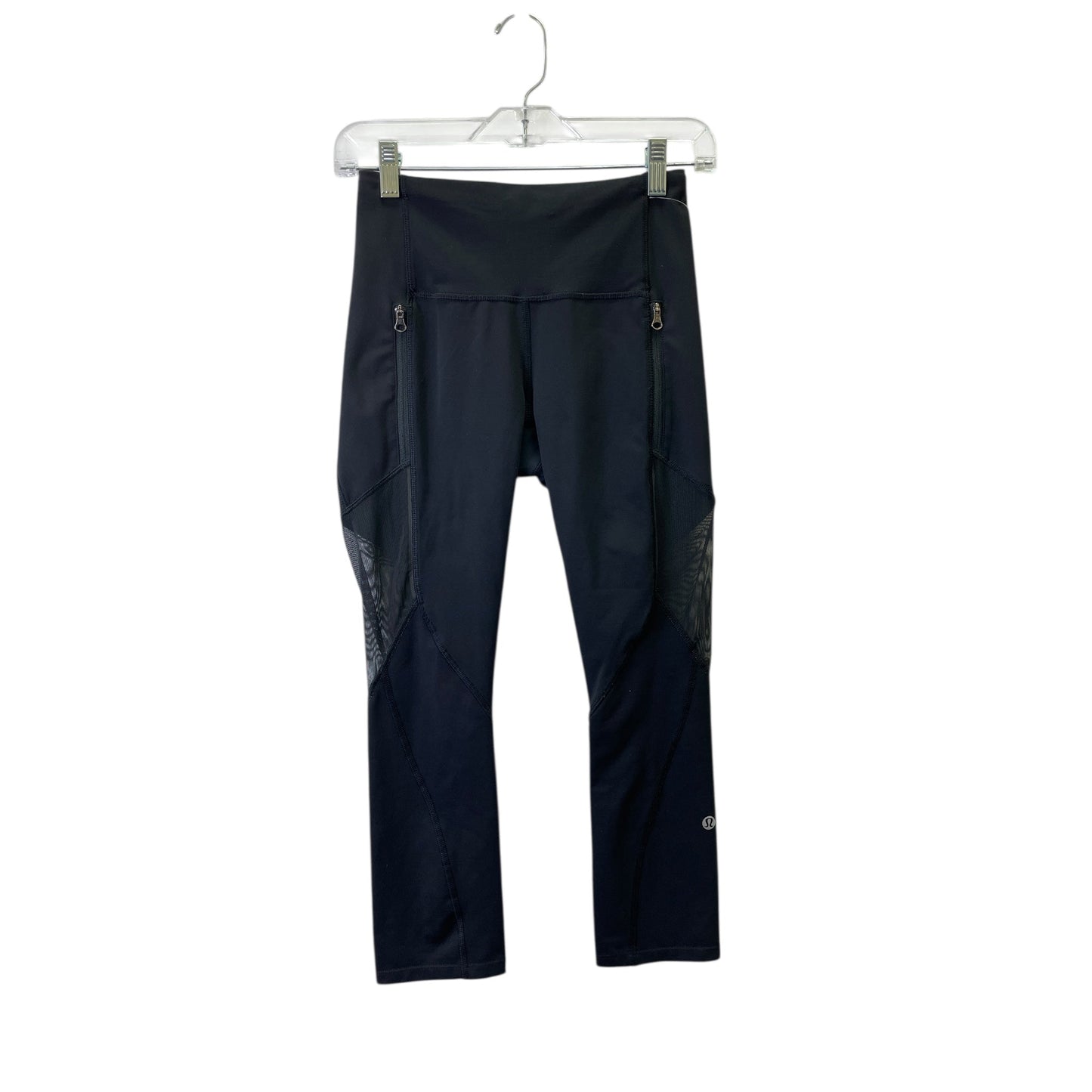 Athletic Leggings Capris By Lululemon In Black, Size:S