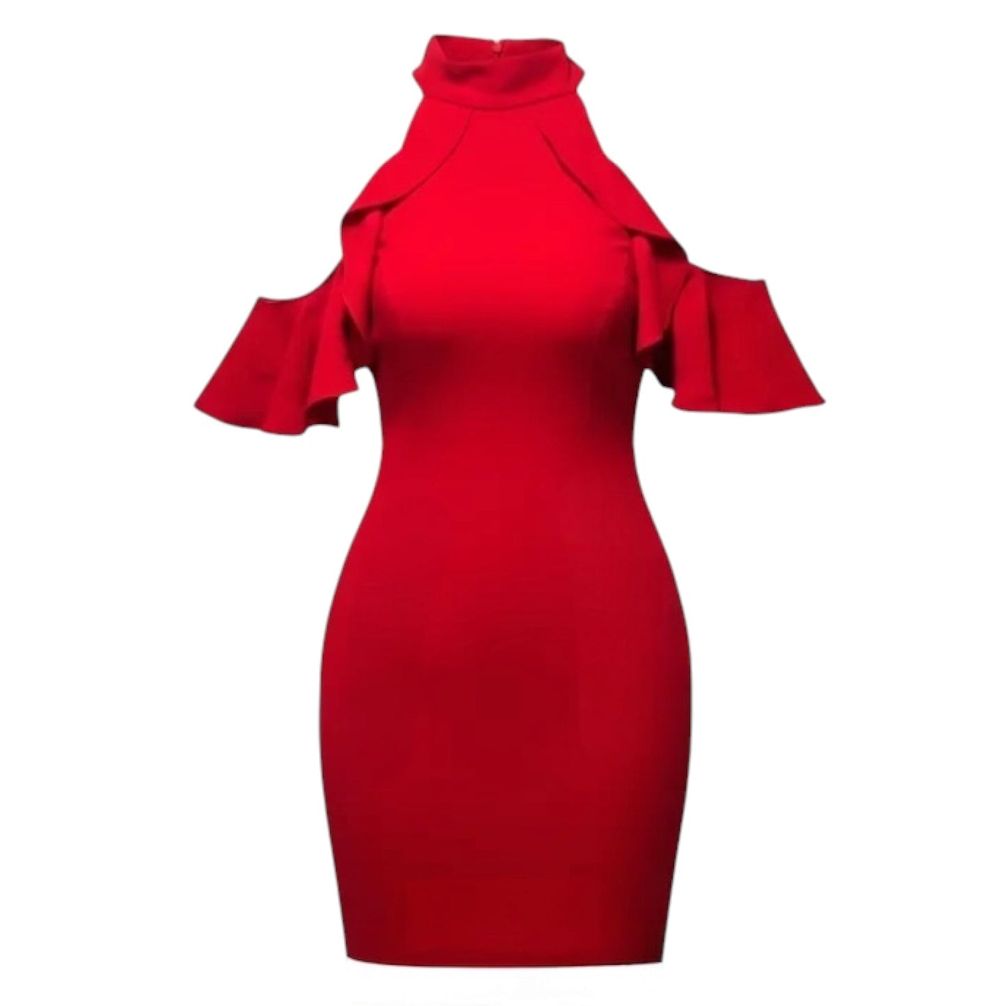 Haven Cold Shoulder Mini Dress By Amanda Uprichard In Red, Size: S