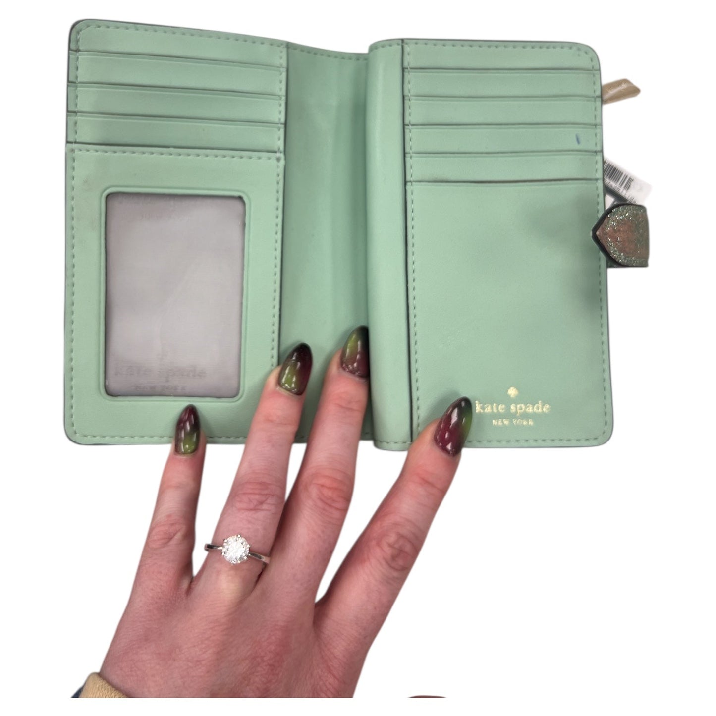 Wallet Designer By Kate Spade In Green, Size:Small