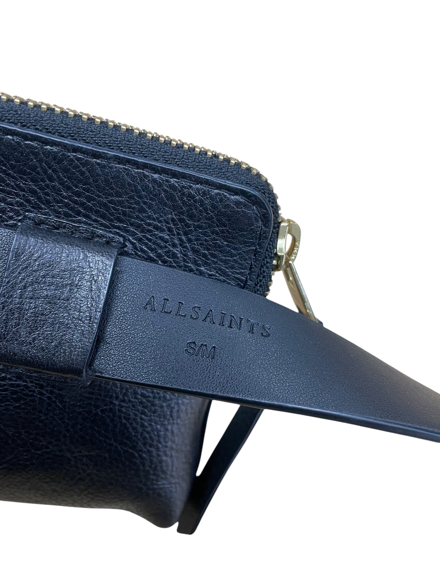 Belt Bag Designer By All Saints In Black, Size:Small