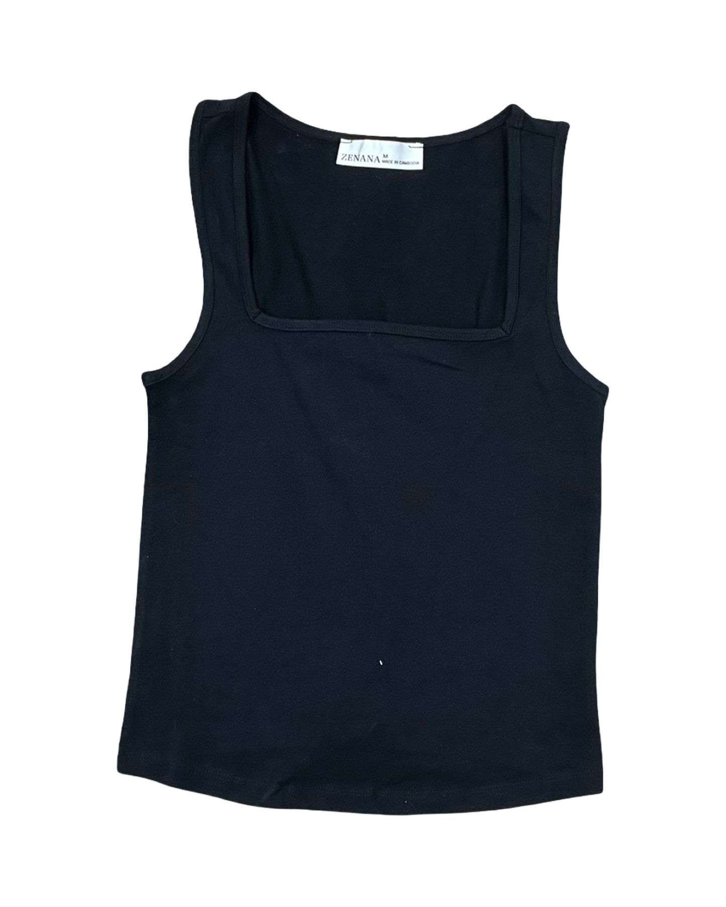 Top Cami By Zenana In Black, Size:M