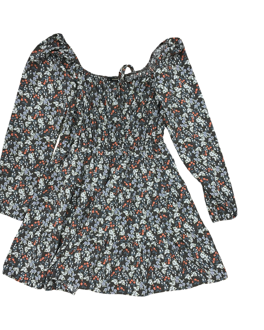 Dress Casual Midi By Hespera In Floral Print, Size:L