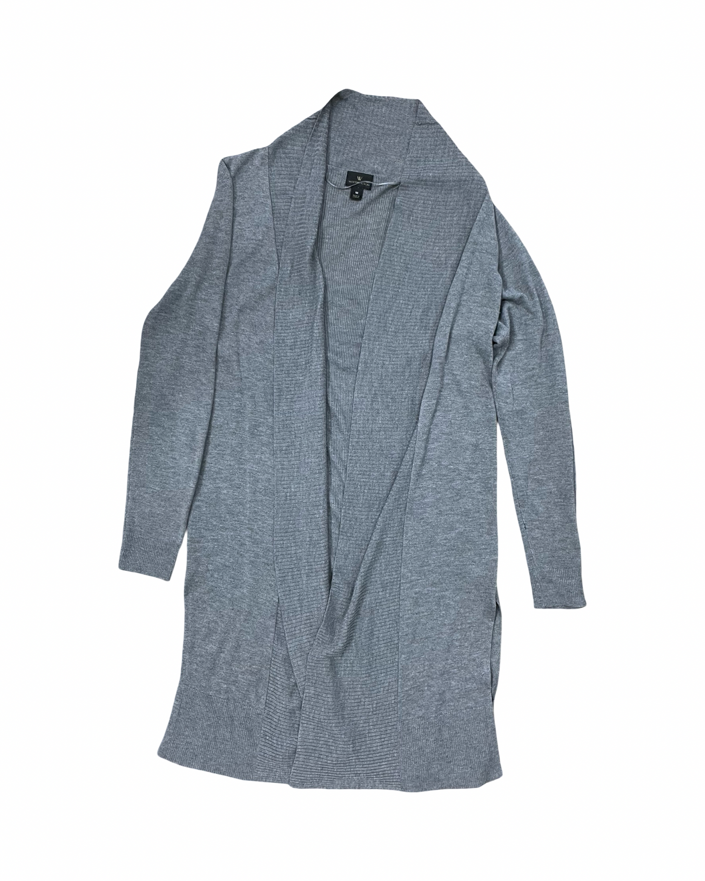 Cardigan By Worthington In Grey, Size:M