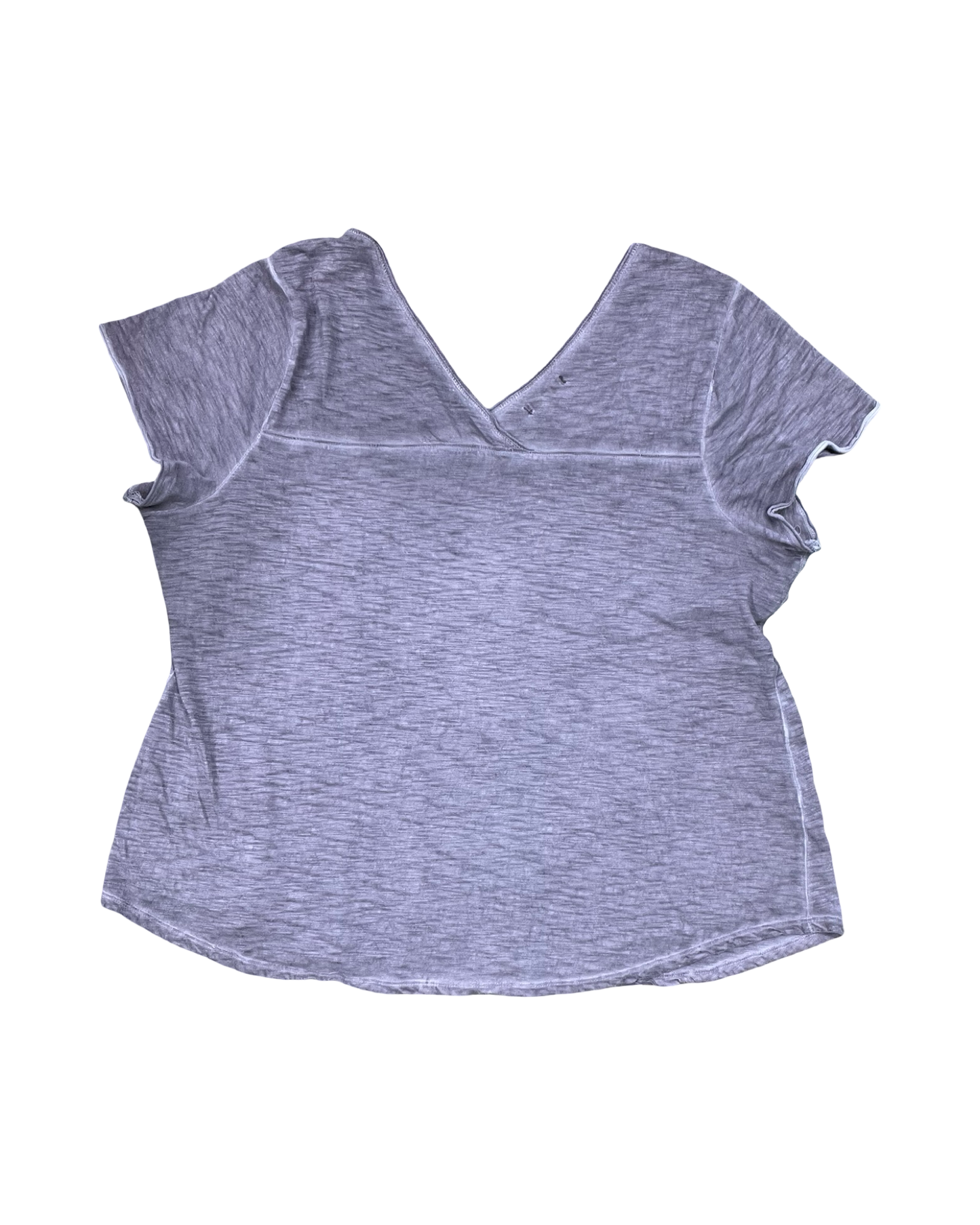 Top Ss Basic By Maurices In Purple, Size:2X