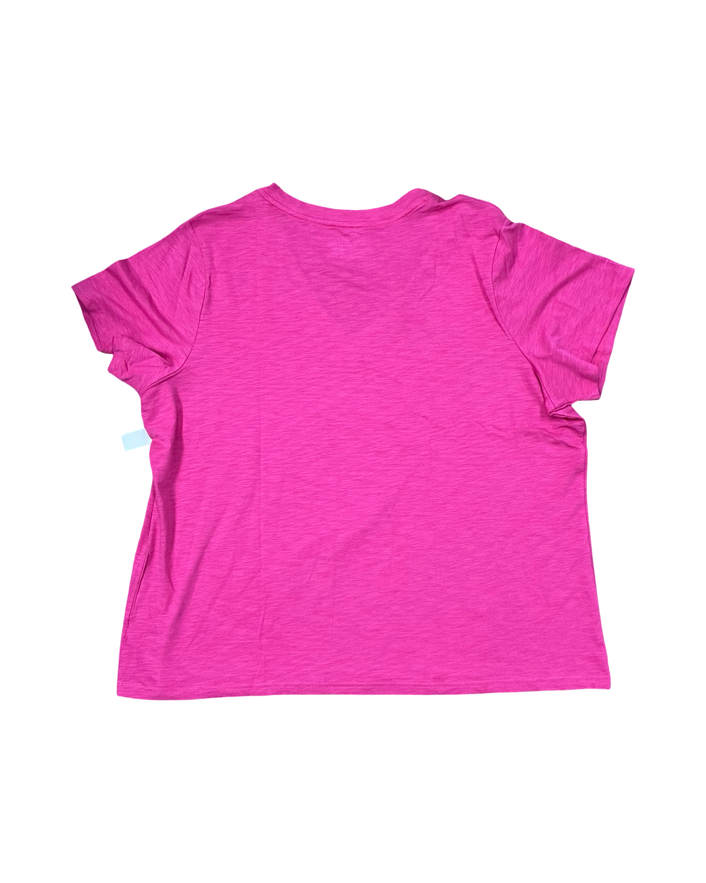 Top Ss Basic By Time And Tru In Pink, Size:3X