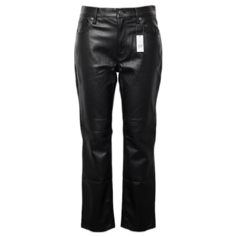 Cheeky Straight High Rise Pants By Gap In Black, Size: 10/30